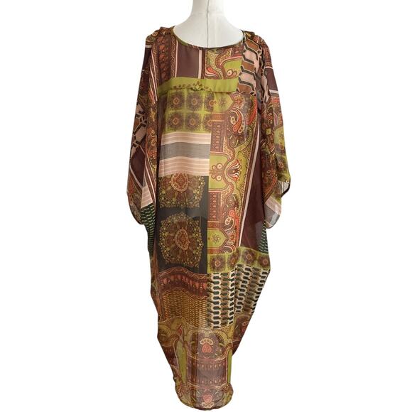 Live 4 Truth Boho‎ Kimono Cardigan Sz 3X Sheer Duster Coachella Festival Hippie - Picture 3 of 7